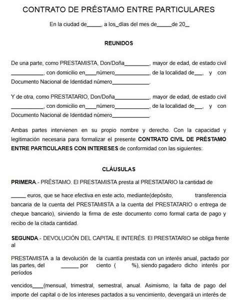 Todo Lo Que Necesitas Saber Sobre Contratos De Préstamo De Dinero Entre